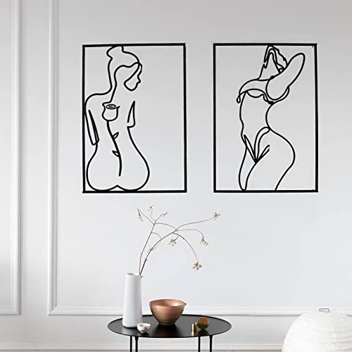 4 Pack Black Wall Art Décor (4 Count)