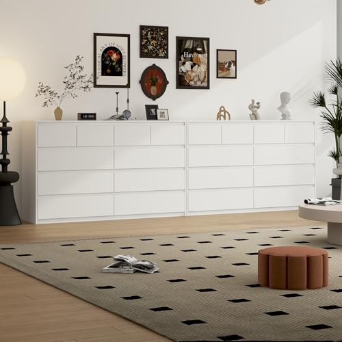 White Malm Dresser for Bedroom