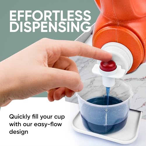 Liquid Laundry Detergent Dispenser Holder with Drip Tray