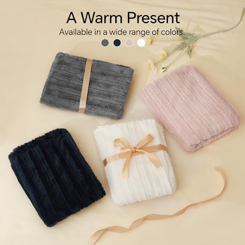 Faux Fur Queen Comforter Set