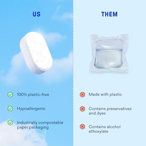 100% Plastic Free Dishwasher Detergent Tablets (120 Count)