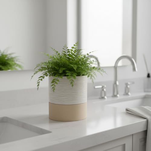 Ceramic Self Watering Plant Pot for Indoor Plants