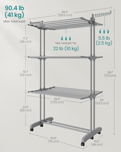 4 Tier Clothes Drying Rack