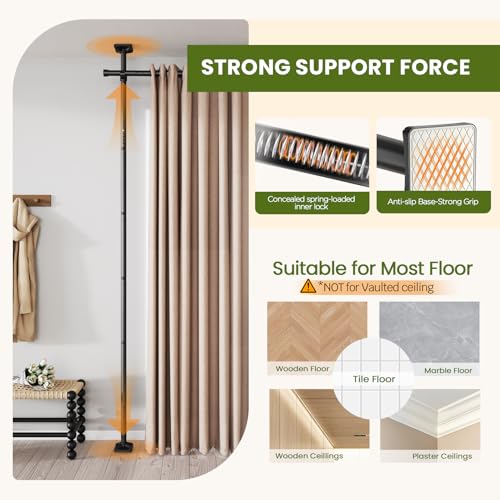 Room Divider Curtain Rod