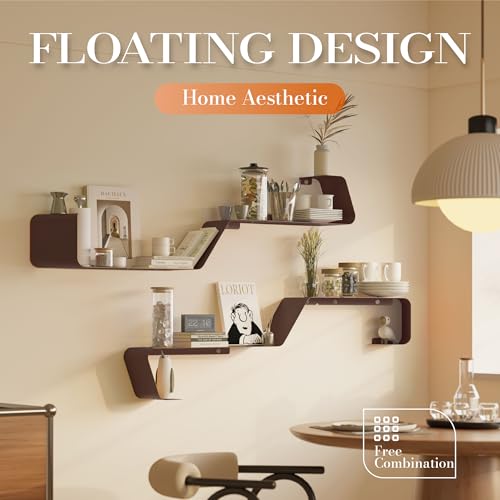 Floating Wall Shelves Set of 3 (3 Count)