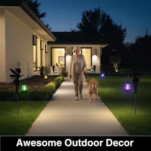 Solar Fairy Garden Accessories Outdoor 1 Pair (2 Count)