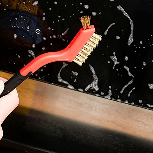 Wire Scratch Brush Set Soft Grip for Rust