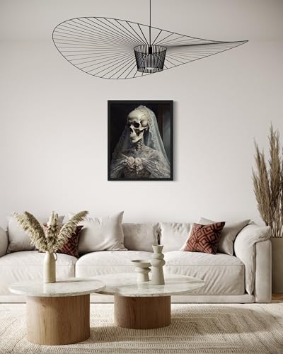 Skull Gown Poster Art Print