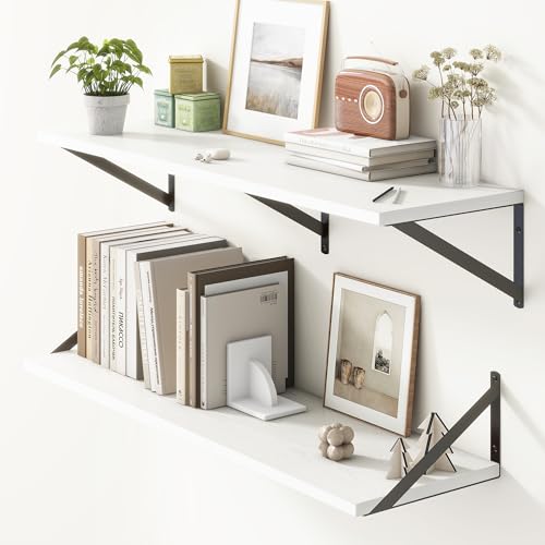 36"W x 10"D Floating Shelves (2 Count)