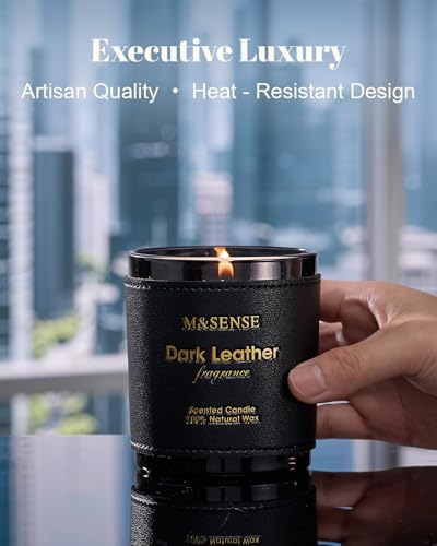 Tobacco Leather Berries Vegan Soy Candle (10 Ounce)