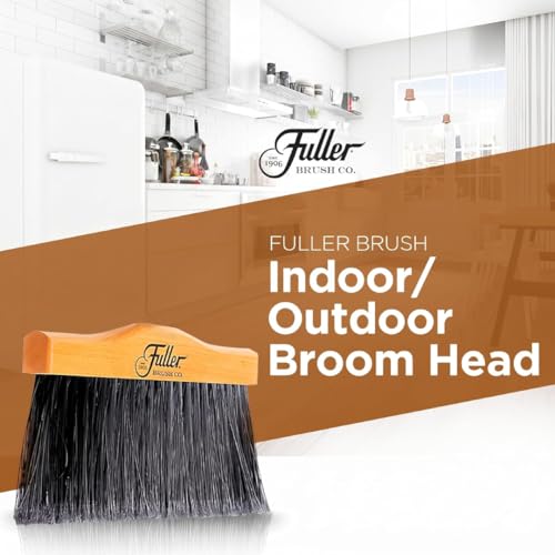 12 Inch Maple Wood Upright Broom Head Replacement