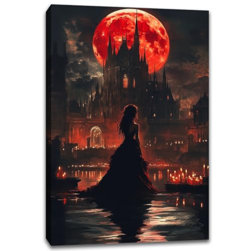 Halloween Witch Poster Canvas Prints Art Vintage Decor