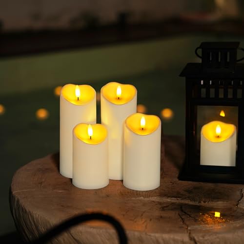 Outdoor Waterproof Flameless Candles (5 Count)