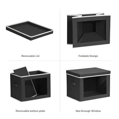 Storage Boxes with Lids (3 Count)