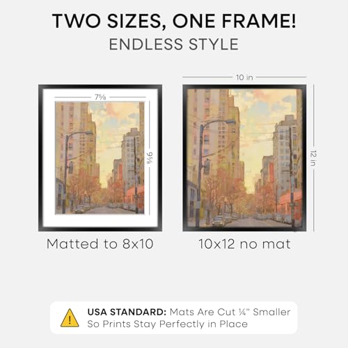 10x12 Black Picture Frame (2 Count)