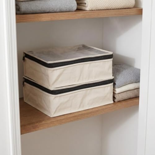 Canvas Sweater Storage Bags (2 Count)