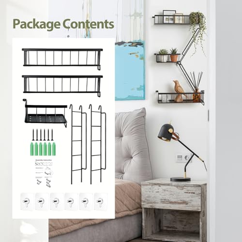 Fire Escape Wall Shelf (3 Count)