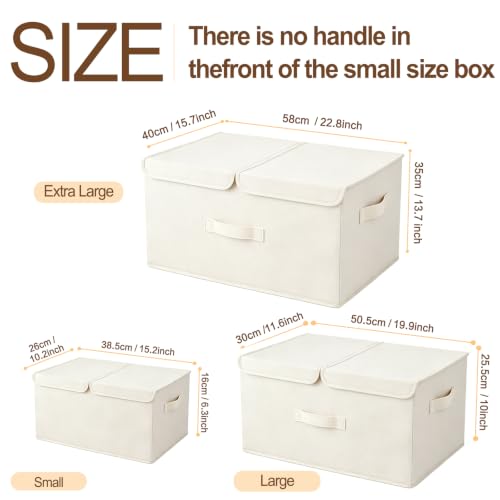 2 Pack Storage Boxes with Lids and Handles (2 Count)