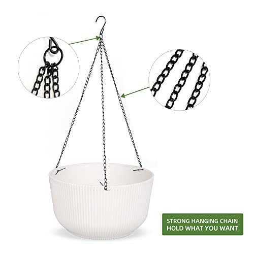 11.2 Inch Self Watering Hanging Planter (2 Count)