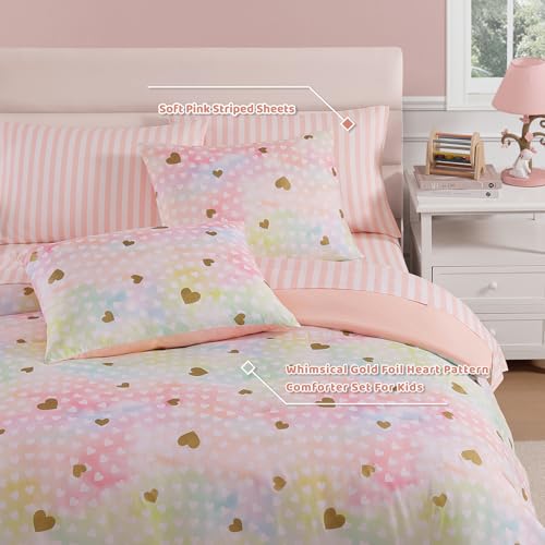 Queen Comforter Set with Sheets for Girls