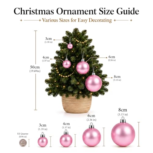 16ct Christmas Balls Ornaments Set (24 Count)