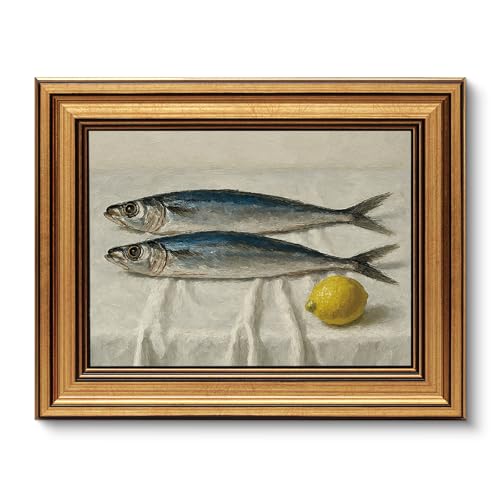 Vintage Gold Framed Wall Art for Living Room