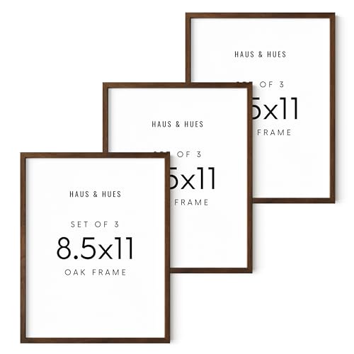 Standalone Walnut Oak Frame Set of 3 (3 Count)