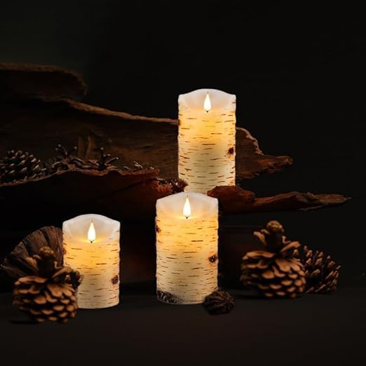 Flameless Battery Operated LED Candles 10key Remote Control 24 (3 Count)
