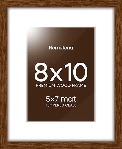 8x10 Brown Oak Picture Frame (4 Count)