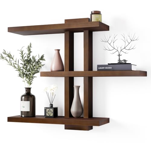 Variable Wood Floating Shelves Set of 3