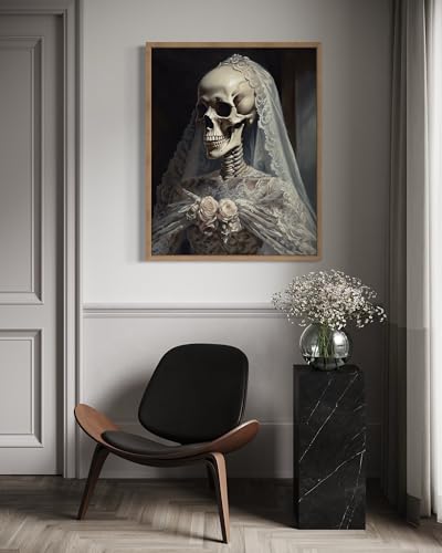 Skull Gown Poster Art Print