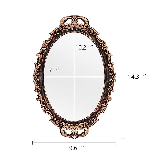 Vintage Decorative Gold Framed Mirror