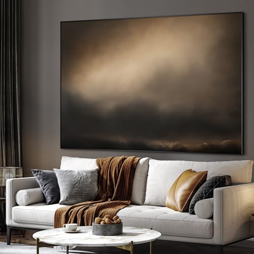 60"x72" Extra Large Framed Wall Art Golden Sunset Cloud