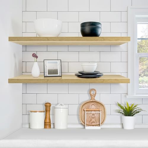Floating Shelves for Wall Storage (2 Count)