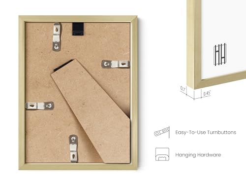 6x8 Gold Metal Picture Frames