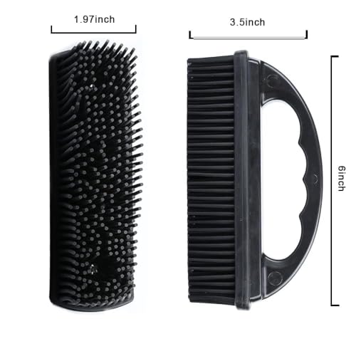 Rubber Brush Effortless Pet Hair & Lint Removal for Couches & Clothes