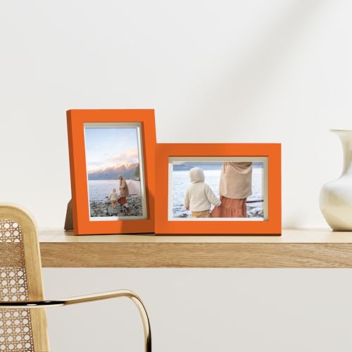 4x6 Picture Frames Set of 9 for Wall or Tabletop Display (9 Count)