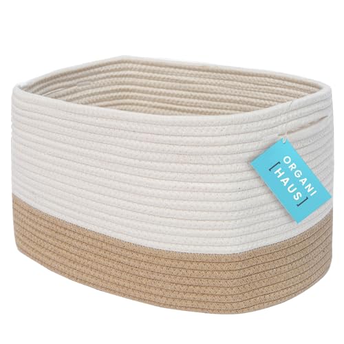 Cotton Rope Basket for Shelf Storage