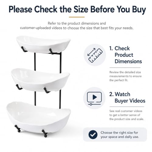 3 Tier Fruit Bowl