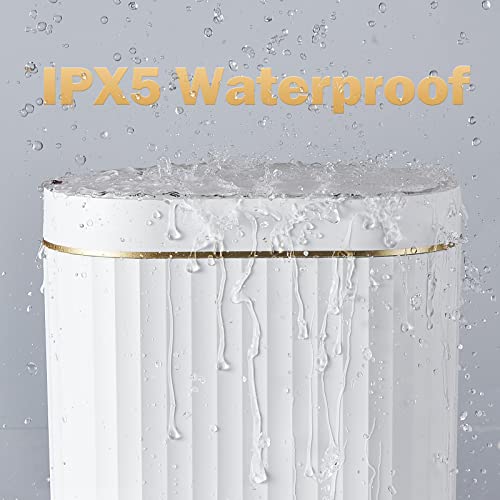 Bathroom Trash Can with Lid