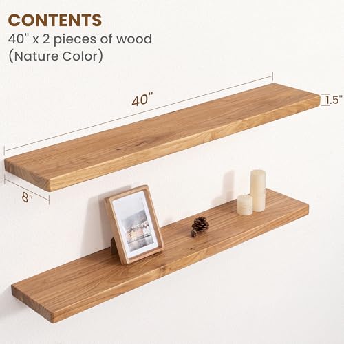 Floating Shelves for Wall (2 Count)