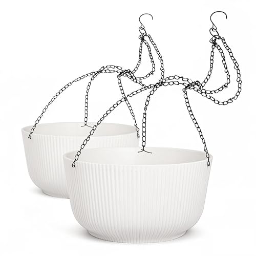 9.8 Inch Self Watering Hanging Planter (2 Count)