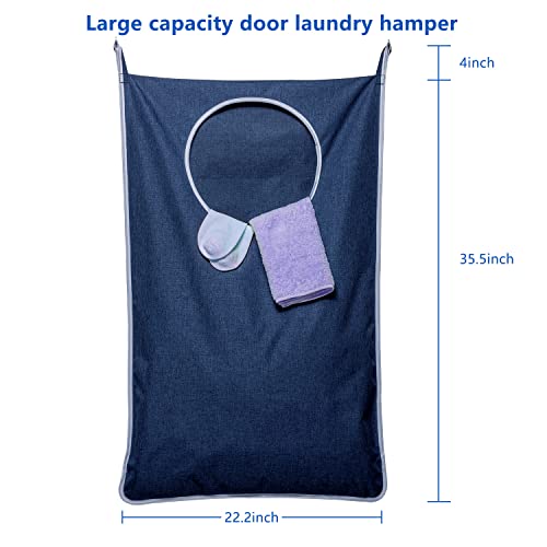 2 Pack Large Hanging Laundry Hamper Bag (2 Count)