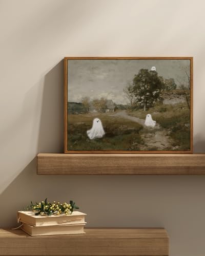 Vintage Halloween Ghosts Wall Art Decor