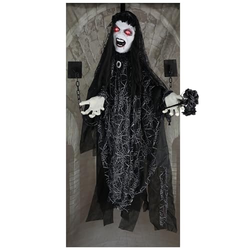 4.3 Ft. Animatronic Demon Widow Door Greeter
