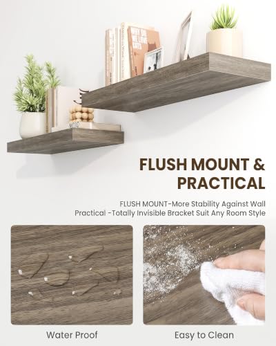 72" Floating Shelves for Wall (2 Count)