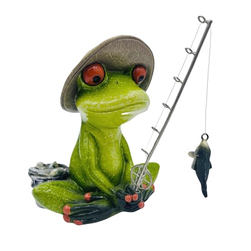Frog Fishing Decor