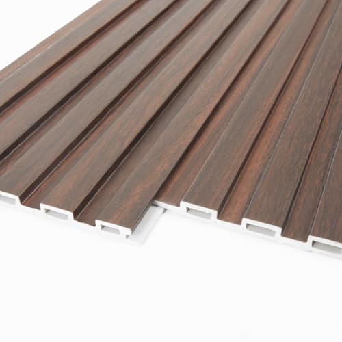 108 x 6 in WPC Wood Slat Wall Panels