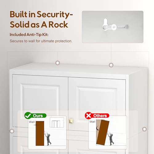 90.8" Kitchen Pantry Cabinet