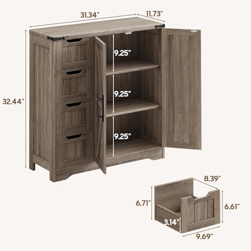Farmhouse Bathroom Cabinet